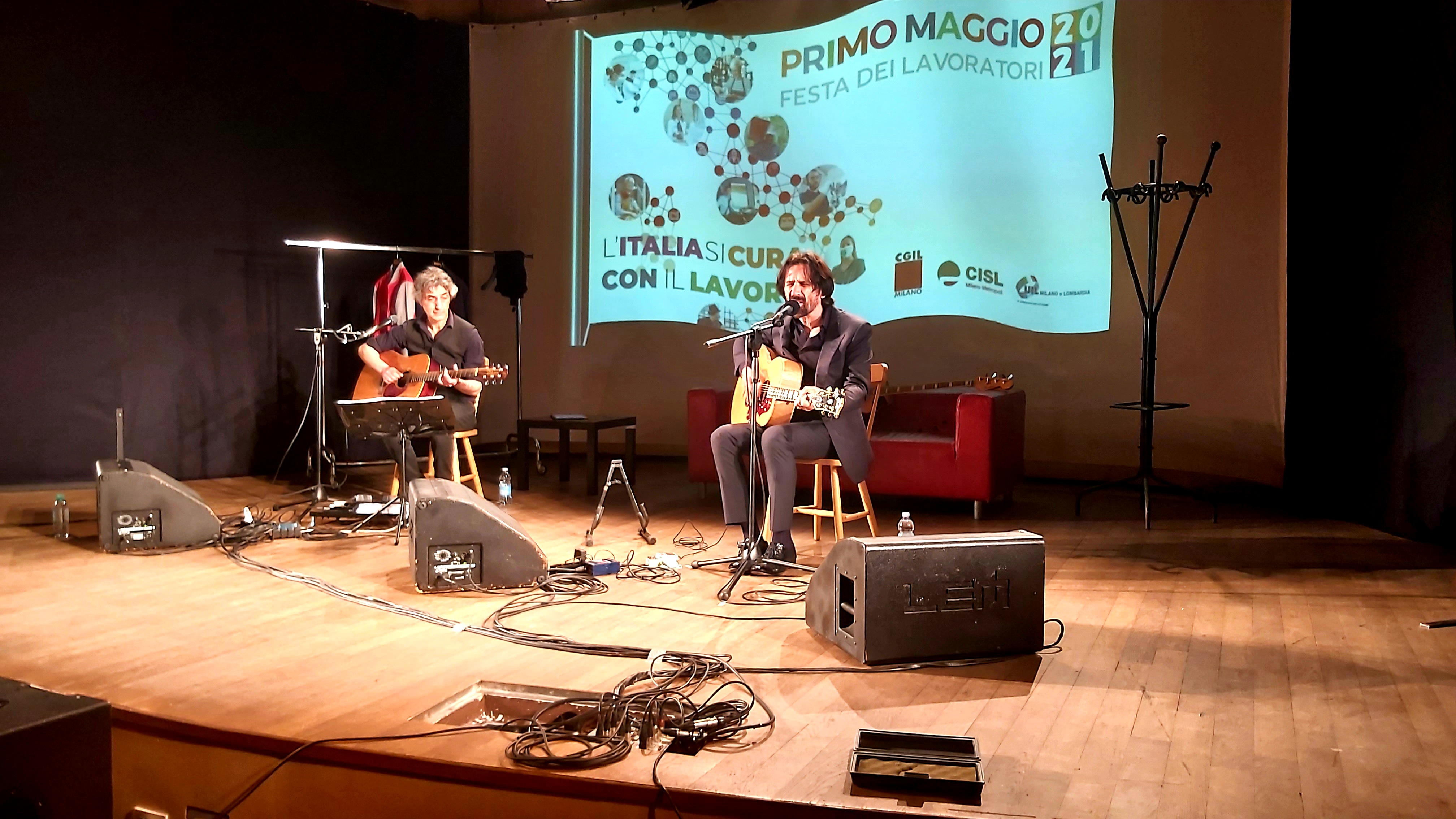 Il musicista Cristiano Godano
