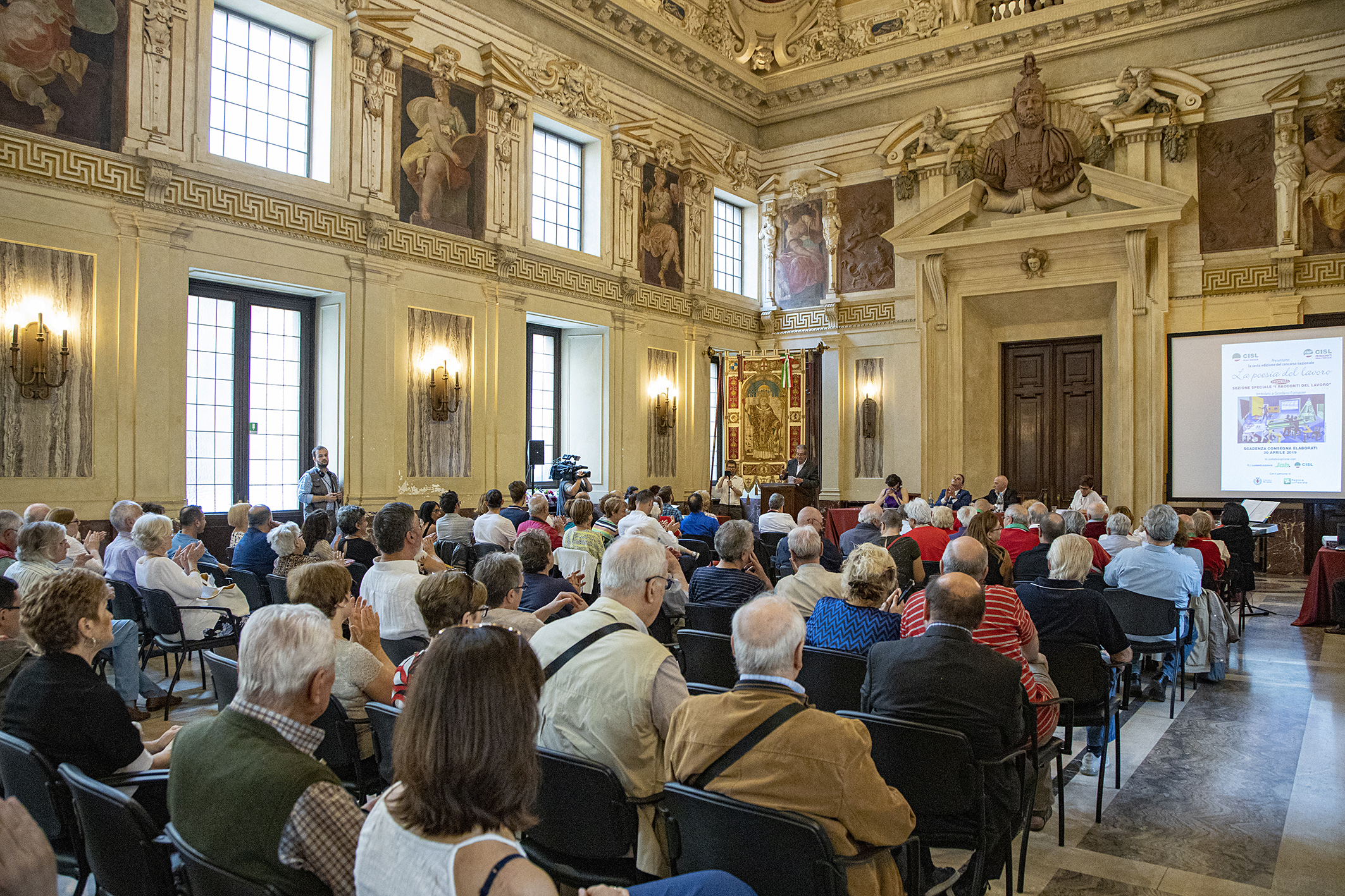 La premiazione a Palazzo Marino di una edizione precedente