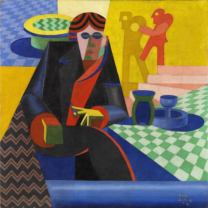 Depero Fortunato Ritratto di Gilbert Clavel 1918