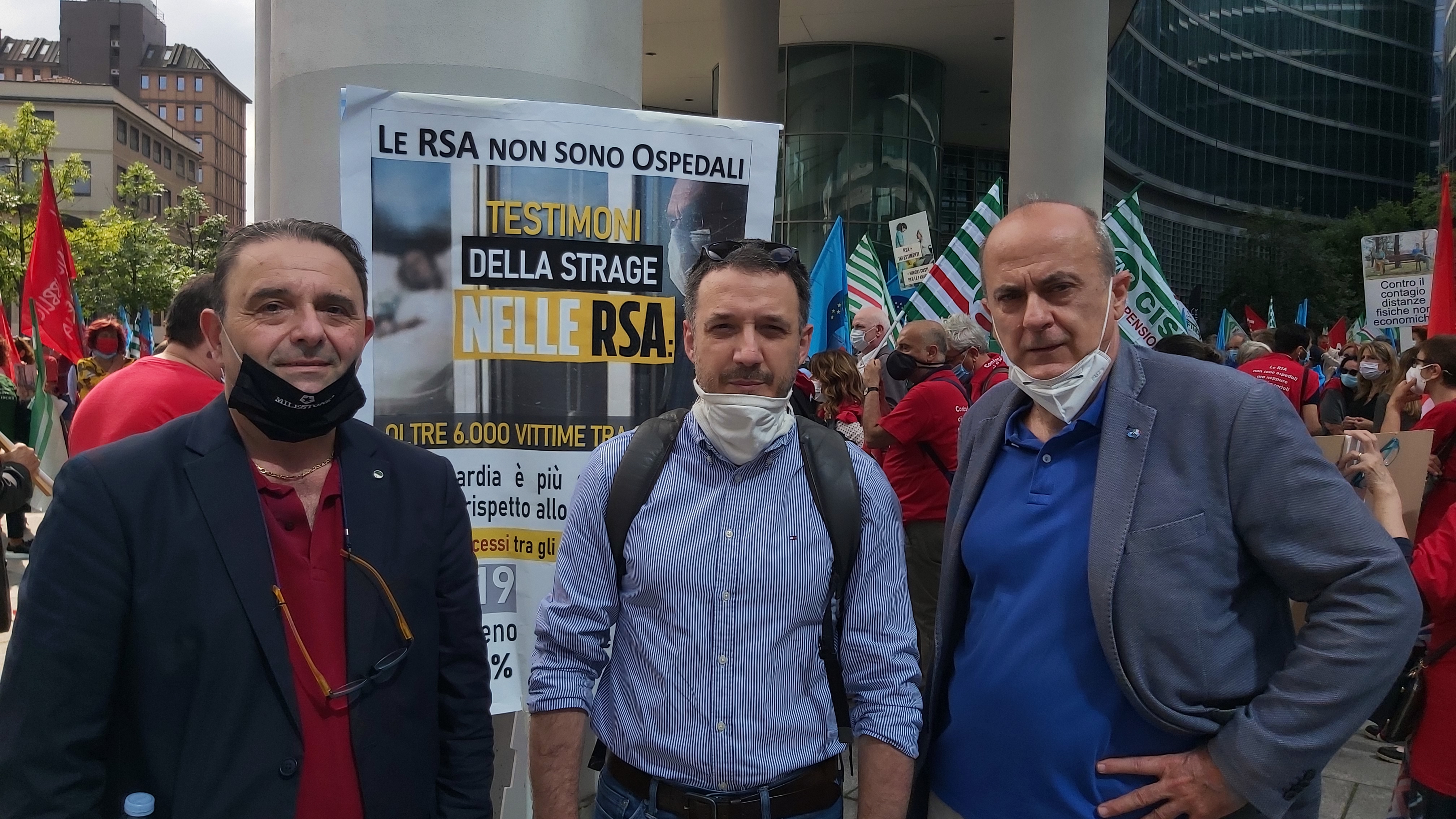 Da sx Gerla, Bonini e Margaritella
