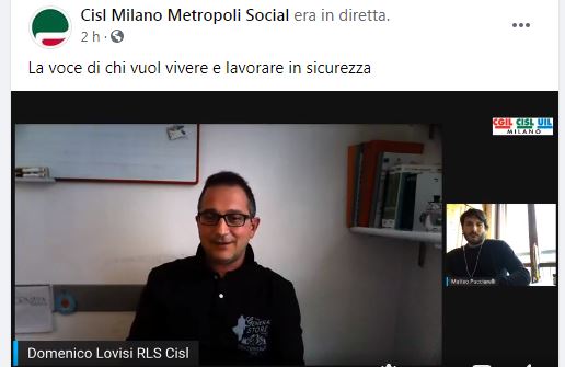 Domenico Lovisi Rls Cisl 