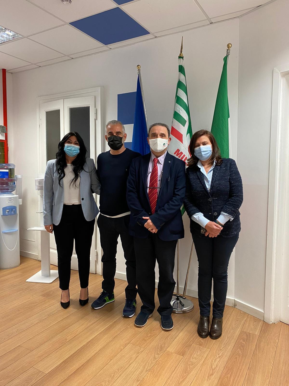Da sx Sicilia, Puddu, Gerla, Schepisi
