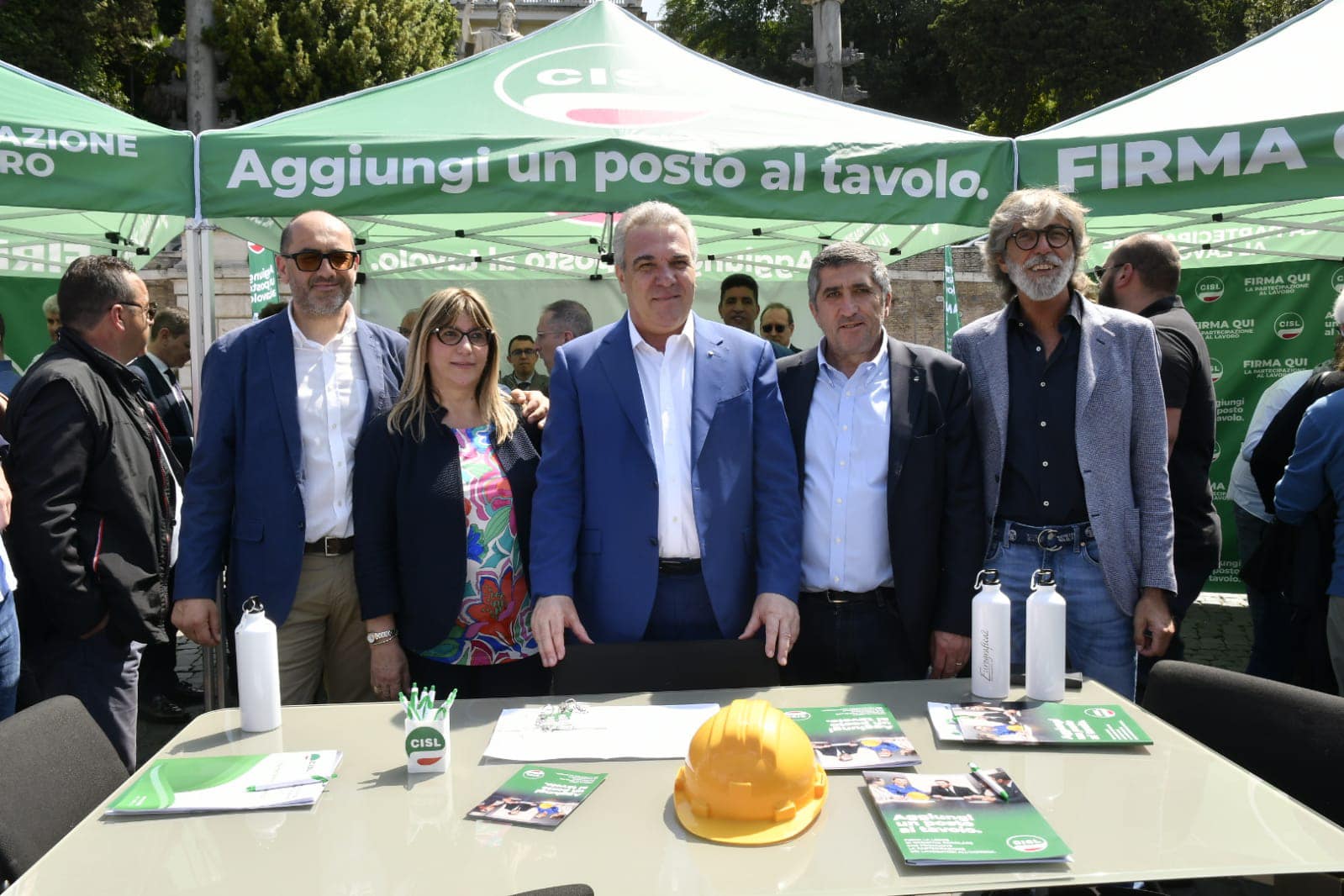 La segreteria confederale della Cisl