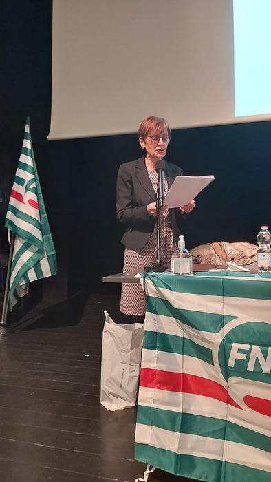 Gabriella Tonello (segr. gen. Fnp Cisl Milano)