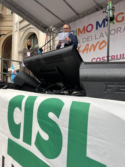 Carlo Gerla (segretario generale Cisl Milano)