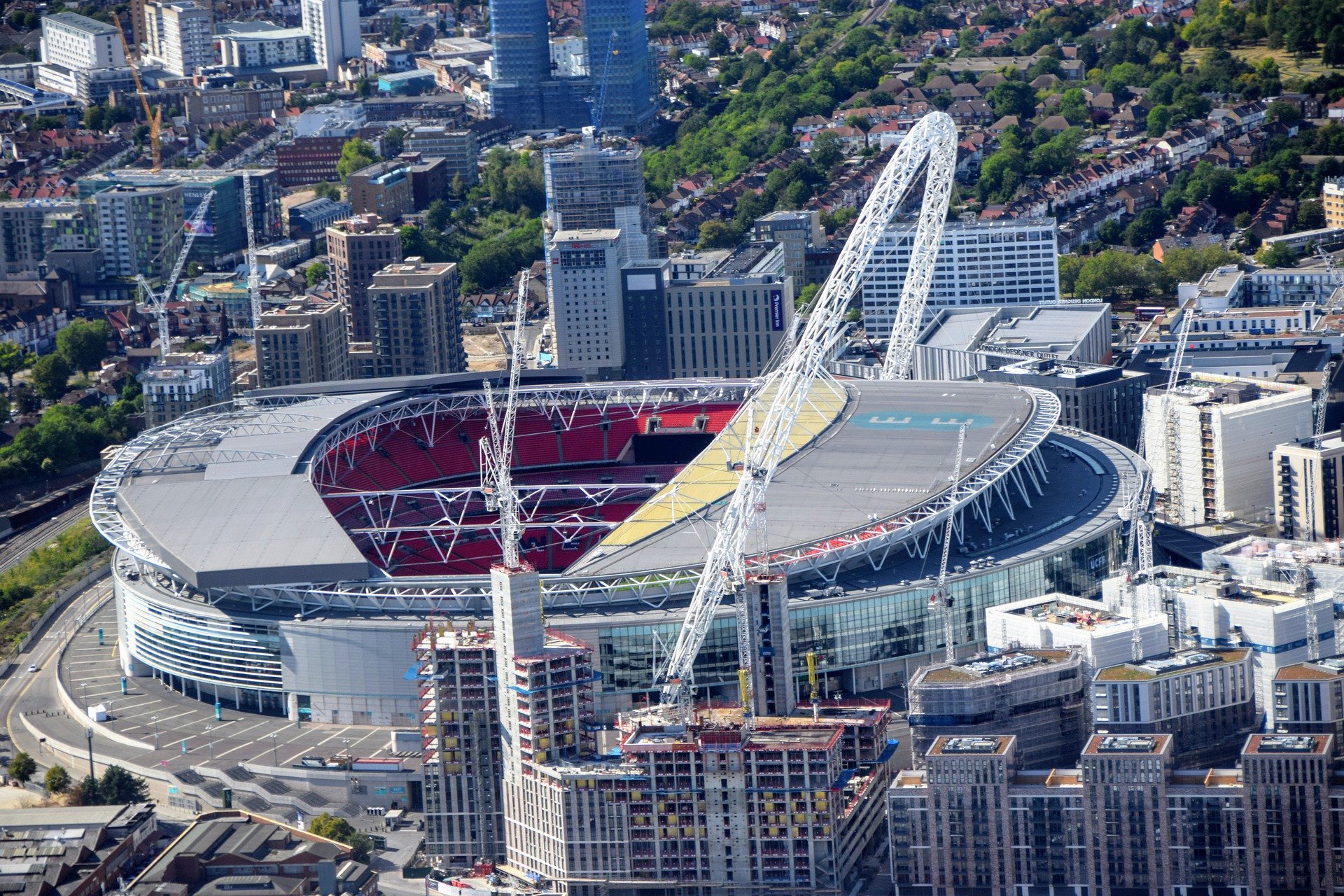 Lo stadio di Wembley