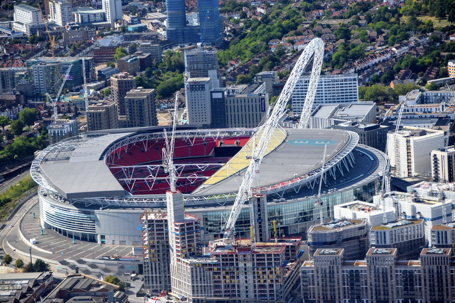 Lo stadio di Wembley