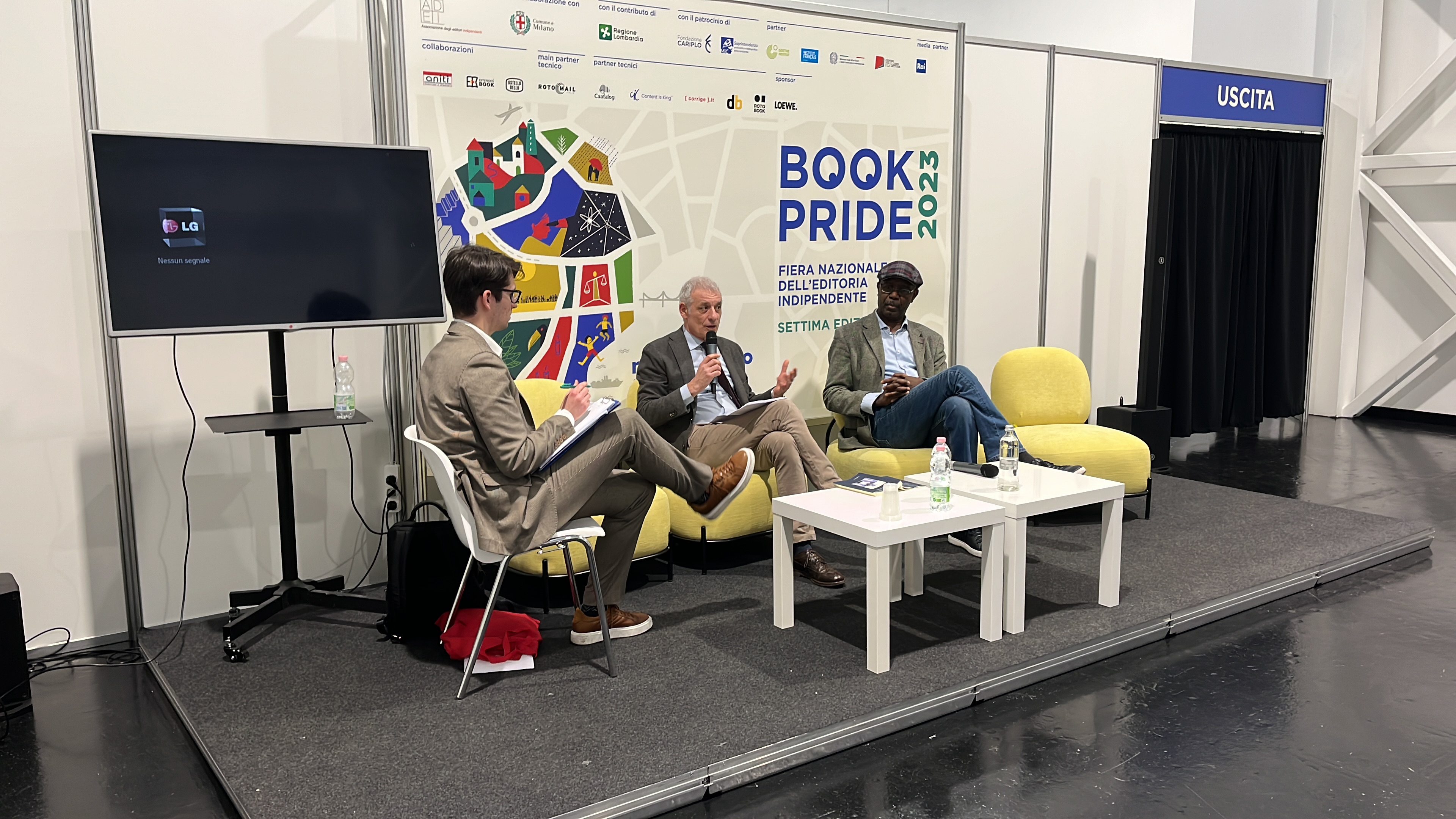 Dalembert al recente Book Pride di Milano