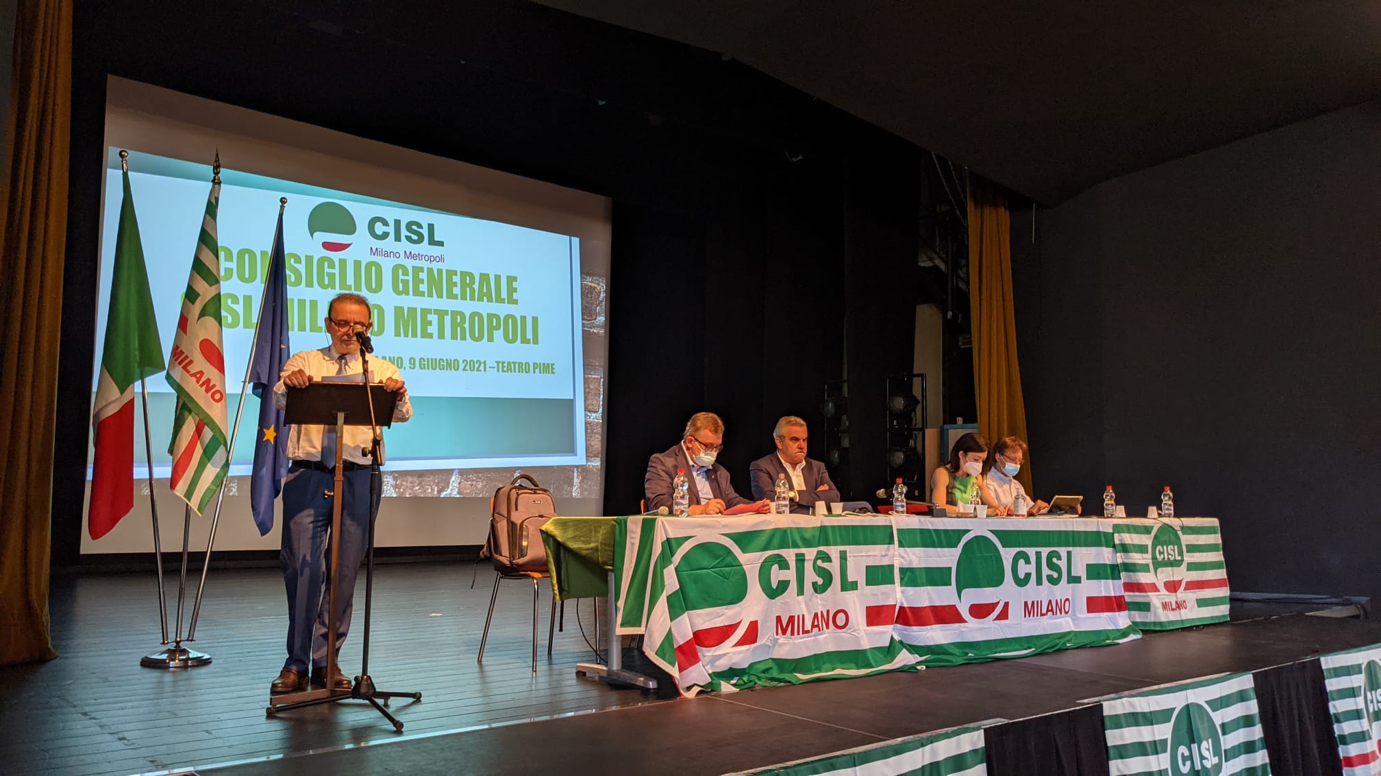 Carlo Gerla, segretario generale Cisl Milano