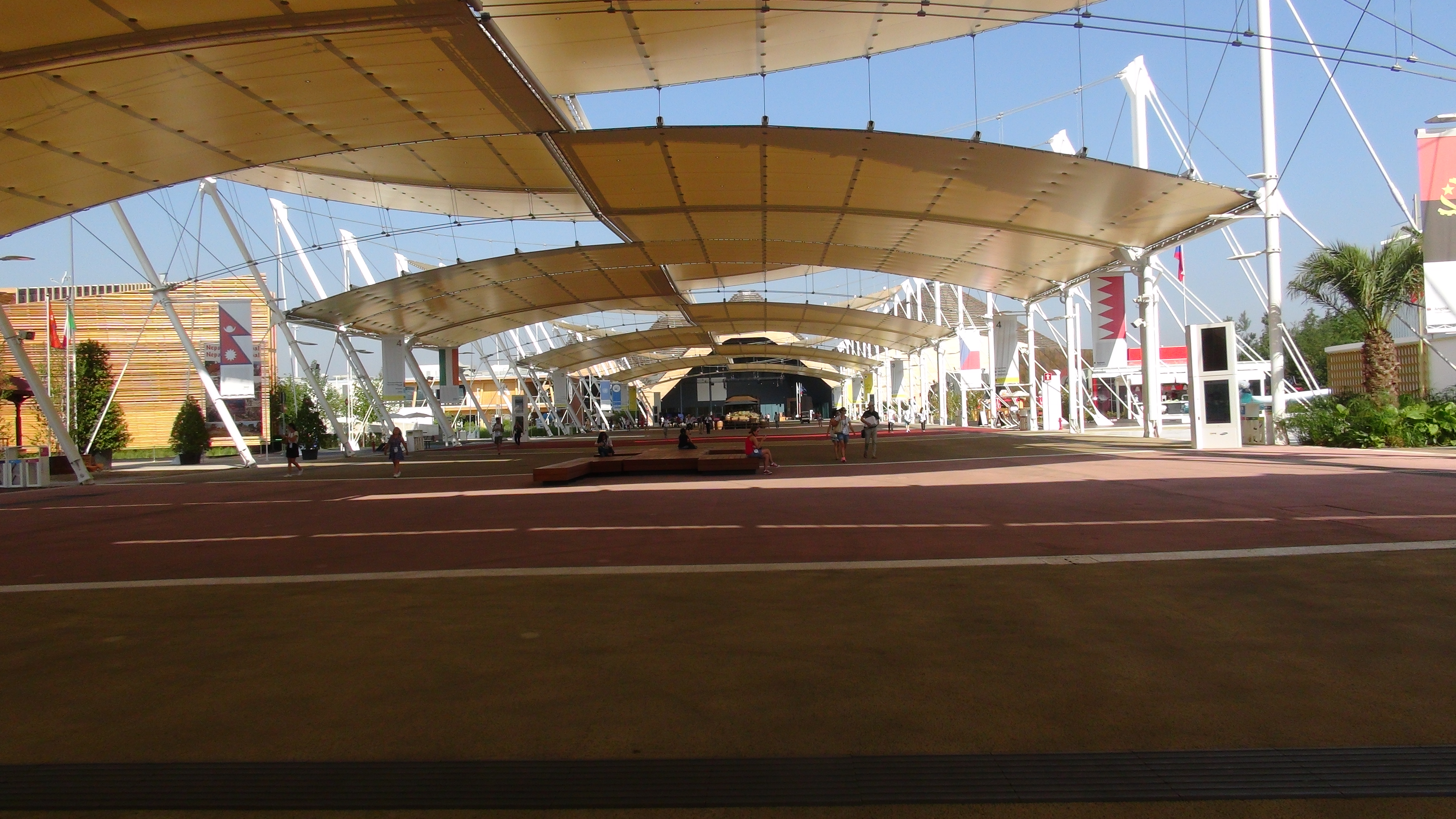L'area durante Expo 2015