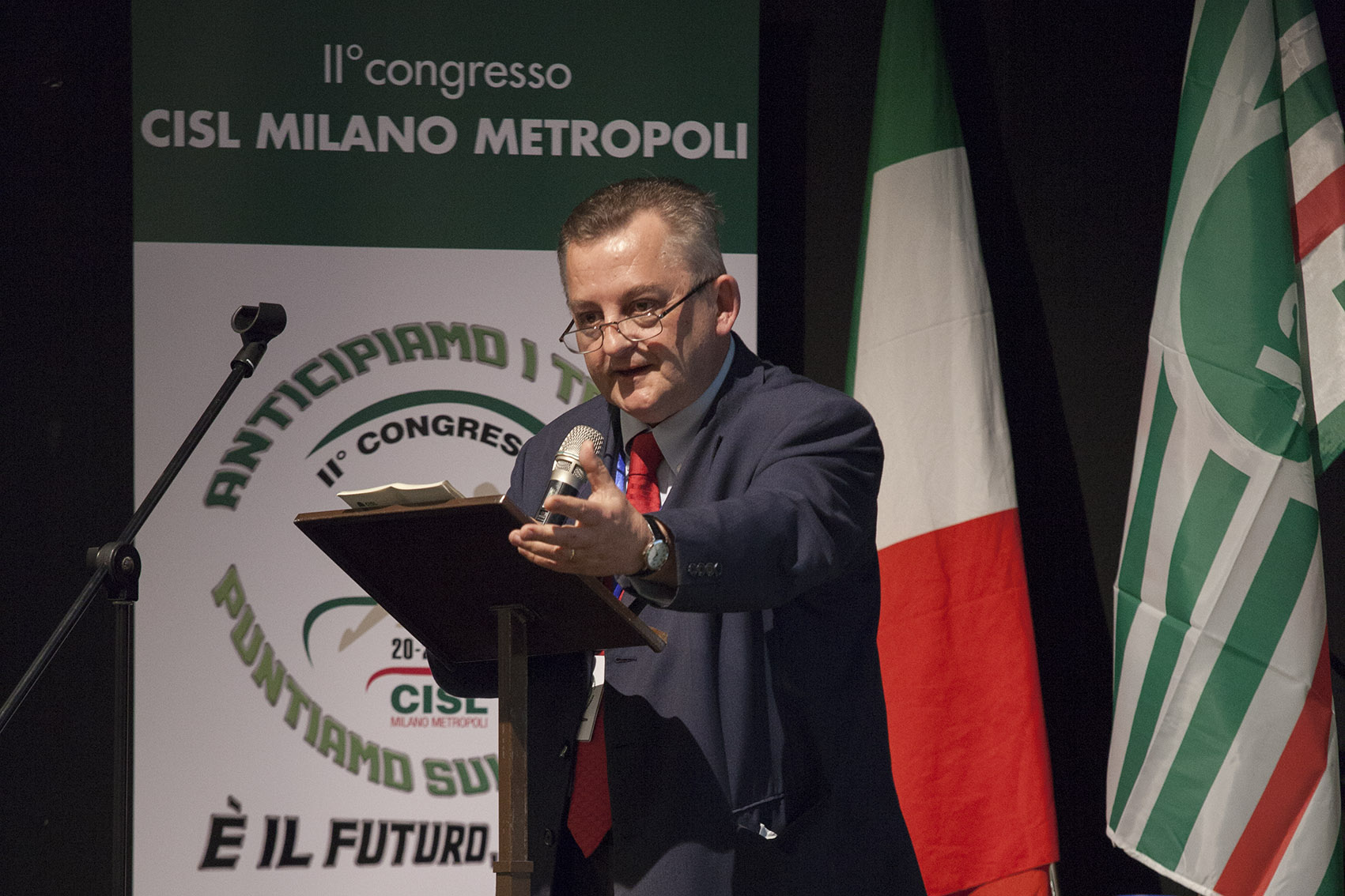 Ugo Duci - Segr. gen. Cisl Lombardia