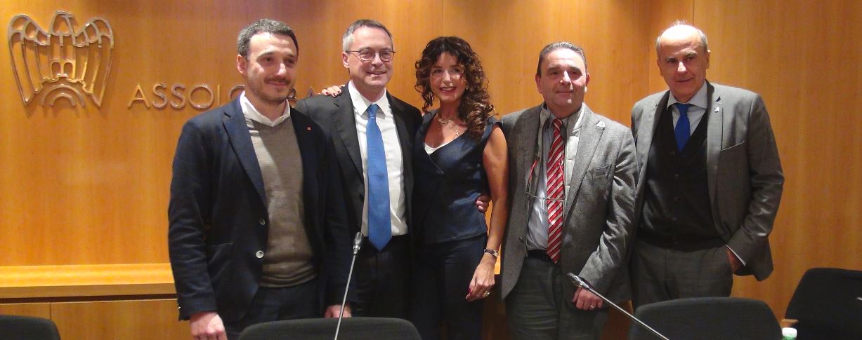 Con i segretari di Cgil, Cisl e Uil